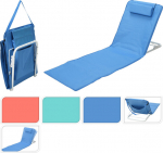 Madrats lamamistoolile 3ASS CLR, 145x47x52 cm, sinine