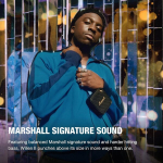 Marshall Willen Ii juhtmevaba bluetooth k&otilde;lar, &uuml;le 17+ tunni m&auml;nguaega, Ip67 veekindel - must ja messing