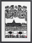 Eva Rose ristpistes komplekt loendatud mustriga, 41 x 55 cm