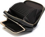 Rahakott ja kaarditasku, must