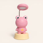 Kiddyz NL2 Space Froggy Laste &Ouml;&ouml;lamp Laualamp (20x10cm) USB Toitega & Pliiatsiteritaja Roosa