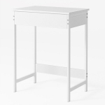 Valge arvutilaua laste laud sahtliga kaasaegne loft 60cm