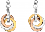 Hot Diamonds H&otilde;bedast k&otilde;rvar&otilde;ngad Trio Rose Gold DE389 sHD0318