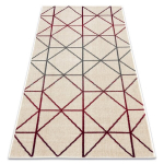 Vaip GINA 21242561 geomeetriline beež / punane / hall
