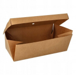 Burgerikarbi kokkupandav komplekt PURE 13x25x10cm 20tk, Burgerio dėžutės sulankstymo rinkinys PURE 13x25x10cm 20vnt.
