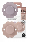 Suavinex Looduslikud SX Pro Silikoonlutt 6-18k Wonder Lavender + Pale Mauve, 2 tk