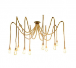 Rippuv laelamp l&uuml;hter &auml;mblik 10 E27 LED-APP682-10CP