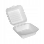 BENTO koogi v&otilde;i burgeri roa karbi pakend 15.5x15x7.5cm 50tk., BENTO torto arba mėsainio nendrės 15,5x15x7,5cm pakuotės dėžutė 50vnt.