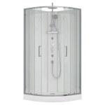 H&uuml;dromassaažiga du&scaron;inurk Kerra Wega, 90x90 cm