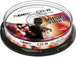 Emtec CD-R 700 MB 52x 10 tk. (ECOC801052CB)