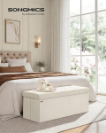 Hoiukastpink, SONGMICS LSF603R01, 38x76x38 cm, pastellroosa
