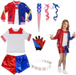 T&uuml;drukute karnevalikost&uuml;&uuml;m Harley Quinn, 150 cm