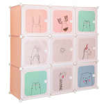 Lastetoa modulaarne kapp Springos HA0215 &ndash; 110 &times; 110 &times; 37 cm, 9 sektsiooni