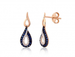 Kuldk&otilde;rvar&otilde;ngad teemantitega 14k kuld &ldquo;Princess Teardrop II&rdquo; DS03A105