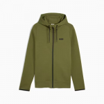 PUMA meeste vabaajajakk PUMA SPACER FZ kapuutsiga oliivroheline - 68857433, roheline