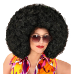 Suur must afro parukas