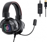 Conceptronic ATHAN02B Juhtmega Gaming Peakomplekt USB-A Must Peamikrofon