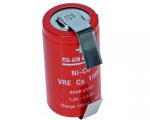Aku VRE CS Saft 1800mAh NiCd 1,2V koos kontaktidega