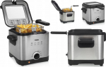 Printsess 182612 Friteuse 1.5 l 1000 W mittetakistuv kate, &uuml;lekuumenemise kaitse h&otilde;bedane, must