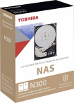 TOSHIBA 3.5" sisemine k&otilde;vaketas NAS N300 - K&otilde;rge usaldusv&auml;&auml;rsus - 8 To - 7200 p/min - 512 MB - 24/7 - CMR - RAID