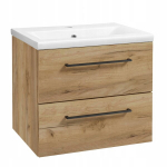 Vannitoa kapp valamu jaoks 50 x 40 cm Tamm Craft Kuld, rippuv, SoftClose