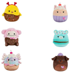 Kaisukaru Squishmallows s&otilde;brap&auml;evaks, &scaron;okolaadiga kaetud hai Chandler, 19 cm