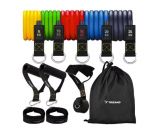 Treeningkummide komplekt ProFlex, 5 vastupanukummi 5-25kg koos lisatarvikutega