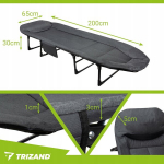 TRIZAND turistivoodi / kokkupandav p&auml;ikesetool 150 kg UV kaitse
