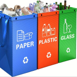 Tugevad, kokkupandavad j&auml;&auml;tmete sorteerimiskotid/kastid korduvkasutuseks