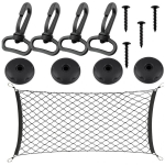 Elastne auto pagasiruumi v&otilde;rk 60&times;110 cm karabiinide ja kinnitusdetailidega