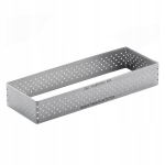De Buyer perforeeritud ristk&uuml;likukujuline r&otilde;ngas 12x4 cm, roostevaba teras