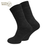 Meeste Norra villased froteetalvised sokid VCA Textil, tumehall, 2 paari