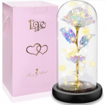 Happy people andy igavene valge roos LED-valgustusega