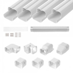 Mini split-kliimaseadme torukate PVC valge
