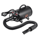 Koerakuivati, 2000W, 2,7 hj, must