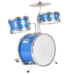 Laste 3-osaline trummikomplekt 36 cm trummiga
