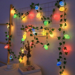 Helendavate munade vanik taimeri funktsiooniga, 15 LED, 2,3 m