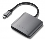 Satechi ST-H4CPDM liidese keskus USB Type-C 10000 Mbit/s Hall
