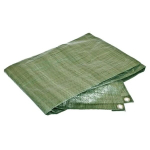 Brezent Unimet, 90g/m2, 3x5 m, roheline