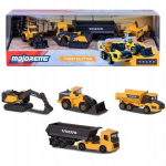 Majorette ehitusmasinate komplekt, kollane/must