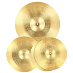 Taldrikute komplekt 3-osalisele trummikomplektile Vevor 3E3G