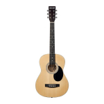 Dreadnought akustilise kitarri 99 cm algajate komplekt