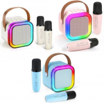 Blackmoon K12 Bluetooth Karaoke k&otilde;lar 2 mikrofoniga RGB (Mix colors)