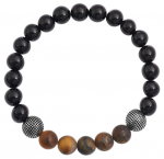 Akzenti helmesk&auml;ev&otilde;ru, naturaalne kivi (merevaik), must, pruun, h&otilde;be