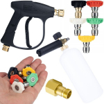 Komplekt Rosfix HD-Set &ndash; Pihustusp&uuml;stol 300 bar, Vahtpihusti 1L, Kiir&uuml;hendus 1/4"