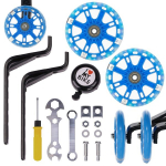 Laste jalgratta k&uuml;ljerattad LED-valgustusega reguleeritavad 12&ndash;20 tolli Jalgratta kell Komplekt