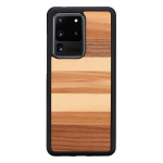 Man & Wood puidust &uuml;mbris Samsung Galaxy S20 Ultra jaoks &ndash; pruun
