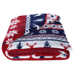 ADGO soe ja pehme j&otilde;ulumeeleolus voodikate, 120X150 cm