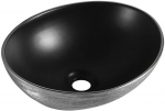 Praustuvas Mexen Elza, Black matt/Silver lines