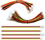Yunique Green-Clean-Power, 20 paari JST XH 2.54 3 pin pistikuid 150 mm 22AWG juhtmetega, isane + emane, elektroonikale, Lipo akudele ja RC mudelitele